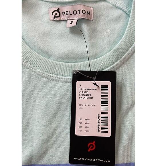 Peloton Womens‎ Classic Pullover Crewneck Long Sleeves Sweatshirt Small New - Picture 9 of 11